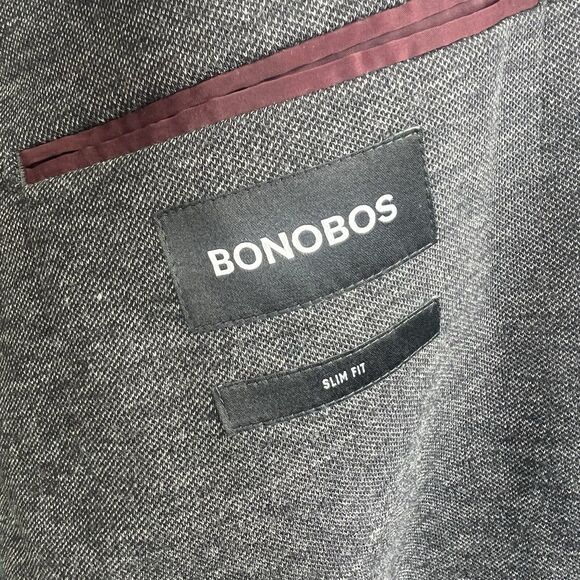 Bonobos Men's Jetsetter Knit Blazer Jacket Size 44R Italy Fortex - Picture 11 of 16
